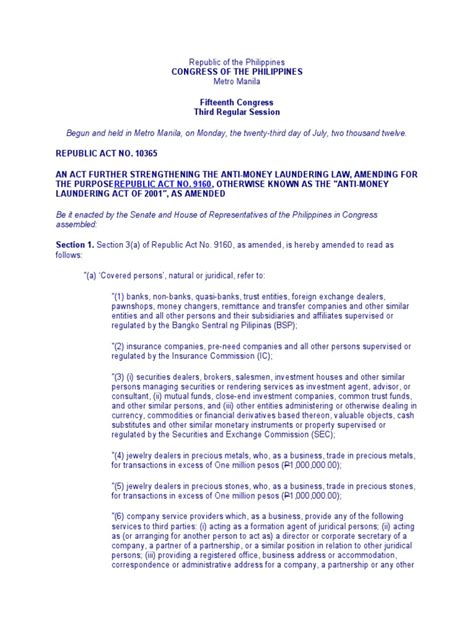 Republic Act No. 10365 .
